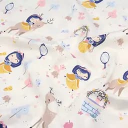 Пелюшки багаторазові Cosas дитячі Princess 2 шт., 80х100 см, бежеві - мініатюра 6