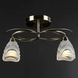 Люстра стельова Brille для коридору E14 40W BZ (LK-514C/2) - мініатюра 3