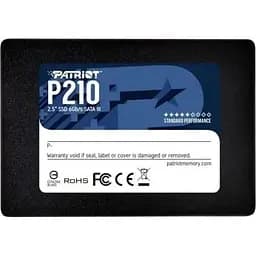 Твердотельный накопитель SSD Patriot 512Gb, P210, SATA3, 2.5", 3D TLC, 520/430 МБ/с teh0019729