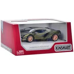 Інерційна машинка Kinsmart KT5431W Lamborghini Sian FKP 37 металева 1:32 зелений