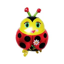 Шар воздушный фольгированный (67 см) Божья коровка