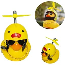 Качечка в шоломі в машину Red Broken Duck Шолом Качечка качка на торпеду