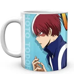 Кружка GeekLand Моя геройская академия My Hero Academia Тодороки против Бакуго MHA 02.503 330 мл белая