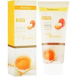 Пінка очищаюча для обличчя FarmStay Pure Cleansing Foam Egg з яєчним екстрактом 180 мл