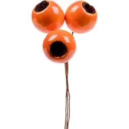 Ягоди декоративні Yes! Fun глянцеві 28 мм 3 шт./пучок помаранчеві (974153)