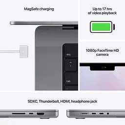 Ноутбук Apple MacBook Pro 14'' M1 Pro 16GB/1TB Space Gray [Z15G001VR, Z15G0022J] [76487] - мініатюра 10