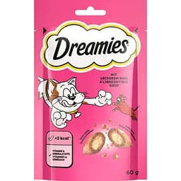 Ласощі для котів Dreamies з яловичиною 60 г (4008429037948)