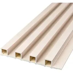 Рейка декоративна Wall Sticker WPC стінова 3000х160х23 мм Молочний SW-00001858