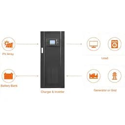 Гібридний сонячний інвертор LogicPower 60kVA MPPT (10024) [110795] - мініатюра 2
