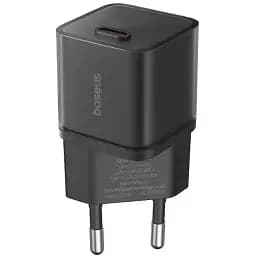 Мережевий зарядний пристрій Baseus GaN5S Fast Charger 1C 20W EU Cluster чорний