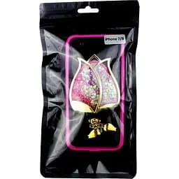 Чохол-накладка Toto TPU Case Decorative Stones iPhone 7/8/SE 2020 Rose Flower Pink - мініатюра 2
