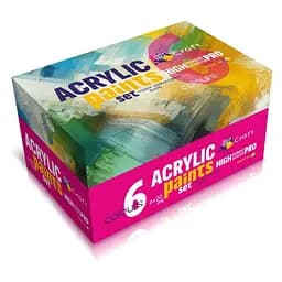 Набір акрилових фарб Art Craft 5081-AC 6 штук по 20 мл