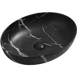 Умивальник накладний Mixxus Premium Ellipse-0102 marble 515x400x130 мм MP6552, Мармур