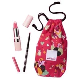 Подарунковий набір Avon для макіяжу губ Hydramatic Pink