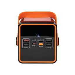 Повербанк 90000mAh Power Bank Kraft KPB-2490FCL Black 22.5W QC3.0 LED-ліхтар (43-00088) - мініатюра 3
