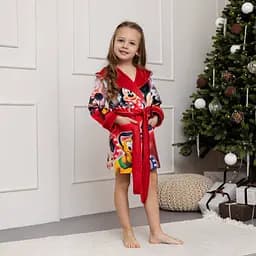 Халат дитячий з плюшевого велюру Mickey Mouse 18120 110-116 см