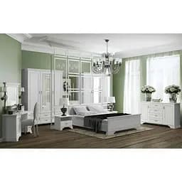 Комплект модульний в спальню ВМК Кентукі N77801 Білий альпійський (GRB-1752)