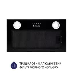Витяжка повновбудована Minola HBI 5222 BLF 700 LED - мініатюра 3