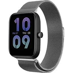 Ремешок 20 мм миланская петля BeWatch для Amazfit Bip 3/Pro/U Pro Серебряный (1010205.7U)