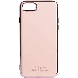 Чохол-накладка Toto Electroplate TPU 2 mm Case Apple iPhone 7/8/SE 2020 Rose Red