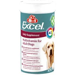 Вітаміни для дорослих собак 8in1 Excel Multi Vitamin Adult 70 таблеток (660435 /108665) - мініатюра 4
