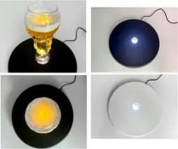 Поворотний стіл з підсвічуванням Puluz 25см White DCA2156W [88753] - мініатюра 2