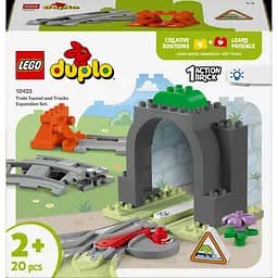 Конструктор LEGO DUPLO Додатковий набір. Залізничний тунель і колії, 20 деталей (10425)