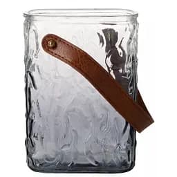 Ваза Viva Linda с ручкой черная 18.5 см (A060165)