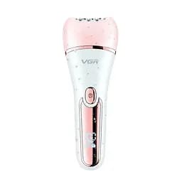 Епілятор VGR 6 в 1 V-733 PINK, 12 насадок, IPX7, LED display, Box