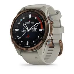 Спортивные часы Garmin Descen Mk3i – 43 mm Bronze PVD Titanium with French Gray Silicone Band (010-02753-13/14)