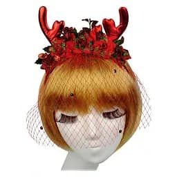 Ріжки Бембі Red з вуаллю