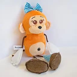 М'яка іграшка Мавпочка з бантиком 30см