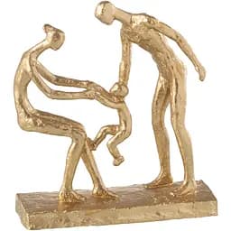 Статуетка J-line сім'я мама тато і син у золотому кольорі (45064)