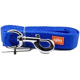 Поводок для собак Agility 150х2.5 см синий