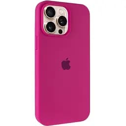 Чехол Epik Silicone Case Full Protective (AA) для Apple iPhone 15 Pro (6.1) Малиновый / Dragon Fruit