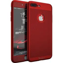Чохол-накладка iPaky 360 Mesh PC Heat Dissipation cover case 3 in 1 iPhone 7 Plus Red - мініатюра 7
