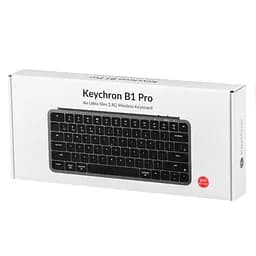 Клавіатура мембрана B1 Pro, USB/WL/BT, space gray Keychron teh0013854 - мініатюра 10