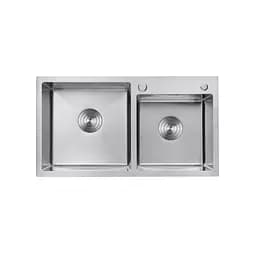 Кухонна мийка Kroner KRP Gebürstet - 7843ZHM (3,0/1,0 мм) CV022805, Нержавіюча сталь
