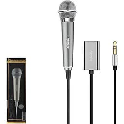 Настільний мікрофон Remax OR RMK-K01 на підставці Сумісний з IOS, Android, Windows-phones Сірий