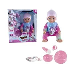 Пупс интерактивный, BL231P, 45 см, с аксессуарами, пьет из бутылки, ходит на горшок