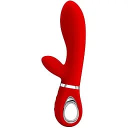 Вібратор-кролик Pretty Love Thomas 20.5 см червоний