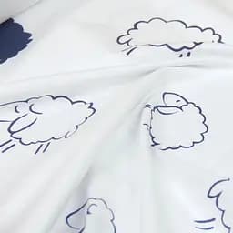 Наматрацник непромокаючий Cosas Sheep 70х120 см білий (WaterSheet_Sheep_120) - мініатюра 2