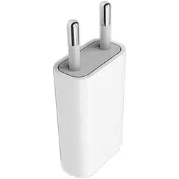 Зарядний пристрій TOTO TZR-08 Travel charger 1USB 1A White