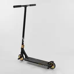 Самокат трюковий Best Scooter 69х12.5х93 см Чорно-золотистий 000231439 - мініатюра 5