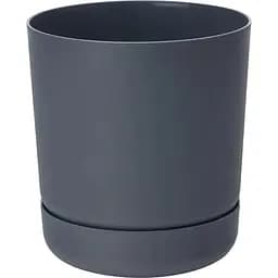 Горщик для квітів Form-Plastic Сатіна-25 11 л антрацит (4280-014)