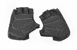 Велорукавиці West Biking з короткими пальцями М Black-Blue (G0001096) - мініатюра 2