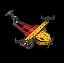 Конструктор Zephyr Mechanix Junior металевий розвивальний 155 елементів 14 моделей - мініатюра 4