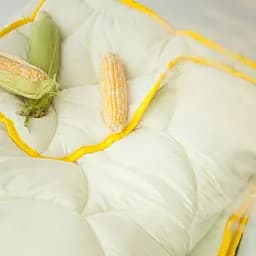 Набір Ideia Попкорн: ковдра, 140х200 см + подушка, 50х70 см, молочний (8000035232) - мініатюра 5