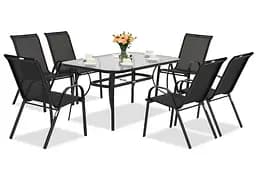 Комплект садових меблів Kontrast Majorka DUO-6 Black