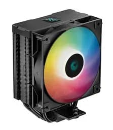 Кулер для процесора Deepcool AG400 DIGITAL ARGB, Black, алюміній/мідь, 1x120 мм ARGB, для Intel 1700/1200/115x, AMD AMx/FMx, цифровий екран, висота 153 мм (R-AG400-BKADMN-G-1)